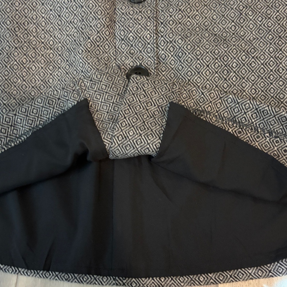 Madewell Gray Button-Front Skirt - Picture 4 of 5